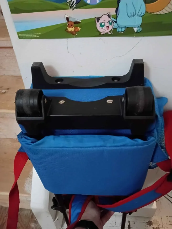 Blue Shark Rolling Backpack for Kids - photo 4