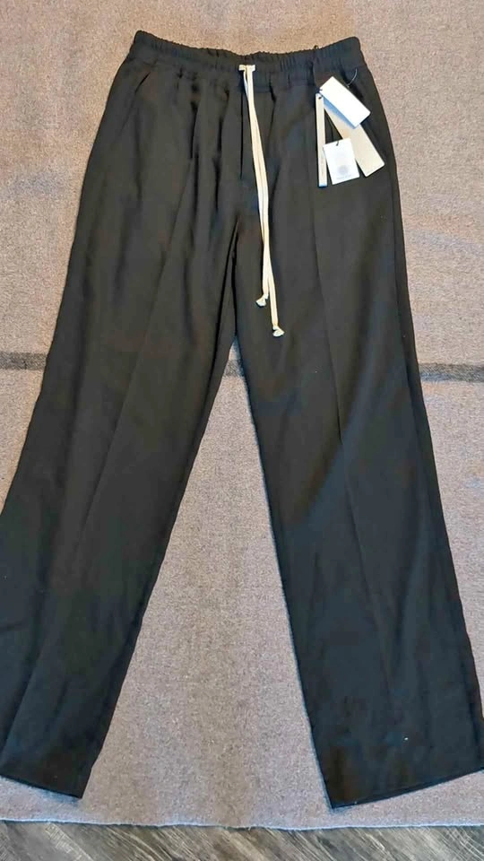 Rick Owens Wool Drawstring Pants size 38