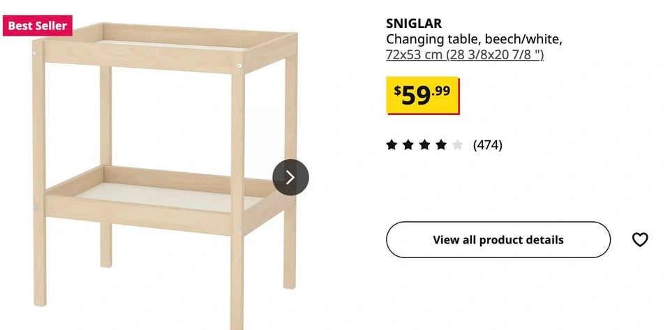 IKEA Changing Table - photo 2