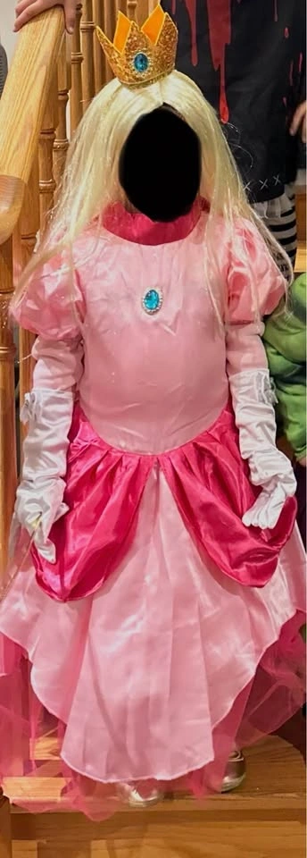 Princess Peach Halloween Costume Size 120 - photo 3