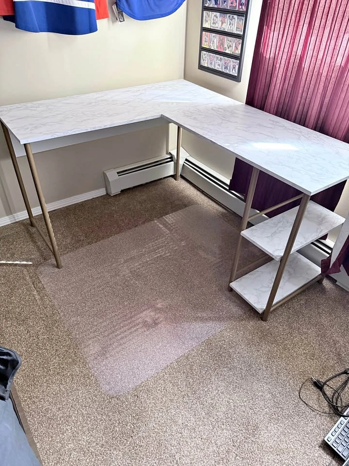 L shaped desk