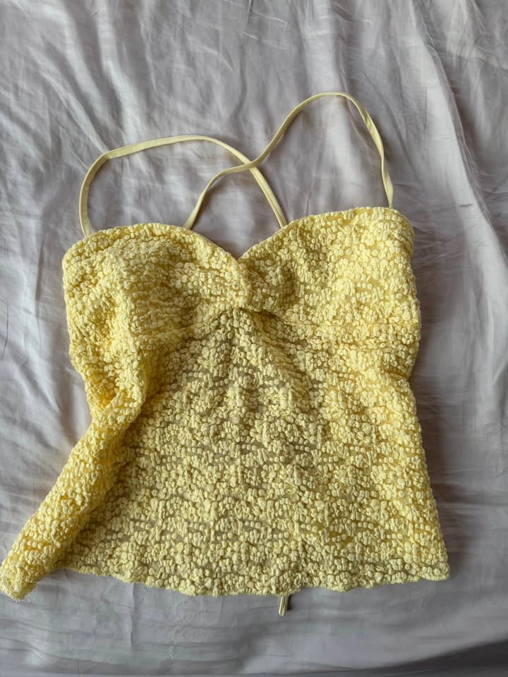 Garage Embroidered Open Back Halter Top - photo 2