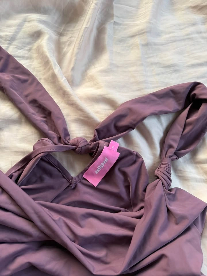 edikted liza purple cowlneck top - photo 2