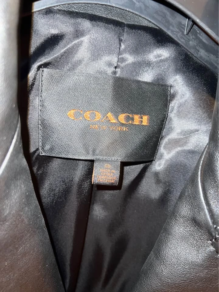 Coach Leather Moto Jacket - photo 2