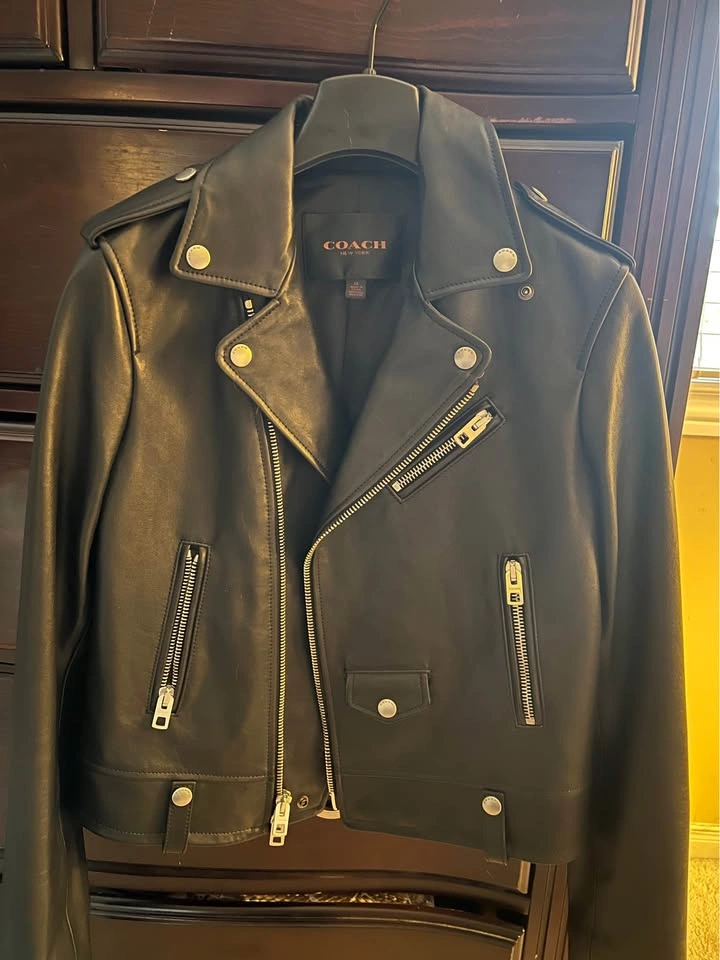 Coach Leather Moto Jacket - photo 5