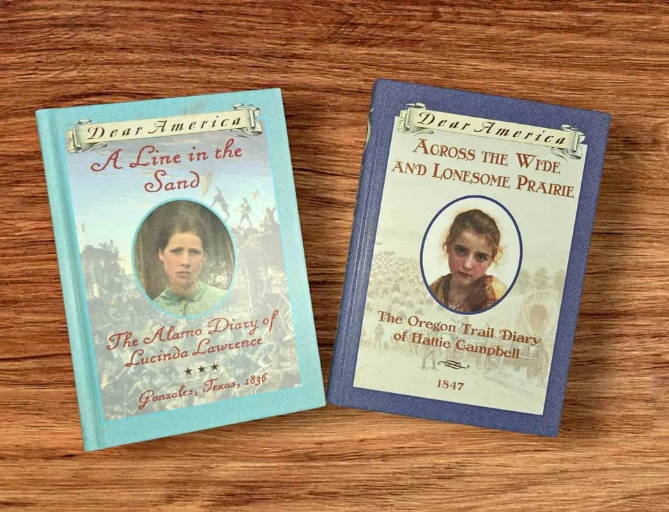 Dear America Books: A Line in the Sand & Across the Wide and Lon