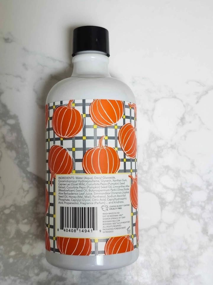 Beekman 1802 Brown Sugar Pumpkin Goat Milk Hand & Body Wash - photo 2