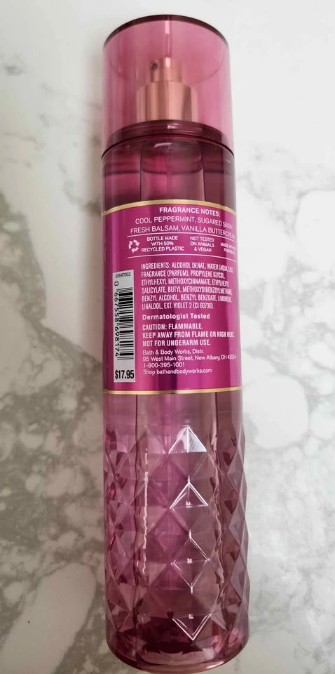 Bath & Body Works Twisted Peppermint Fine Fragrance Mist 8oz - photo 2