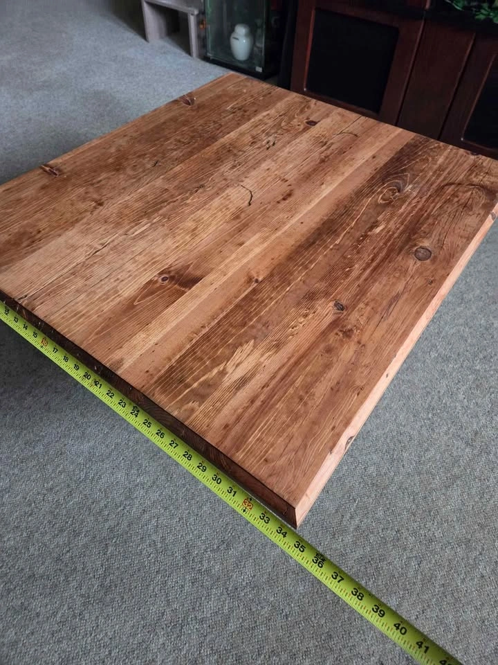 Oak table top coffee table - photo 3