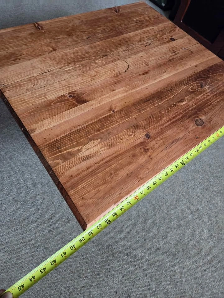 Oak table top coffee table - photo 4