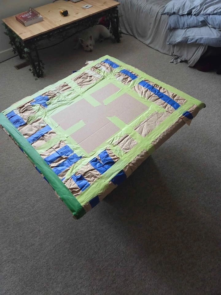 Oak table top coffee table - photo 5