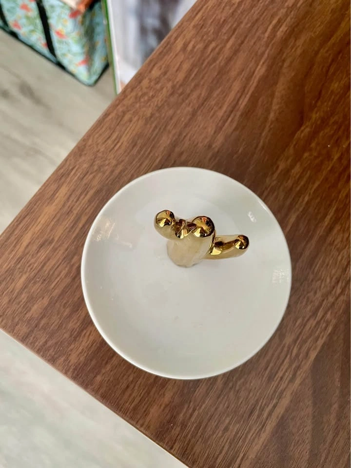 Ceramic Cactus Ring Dish - photo 3