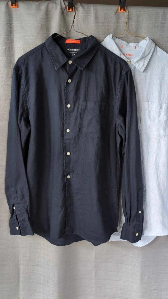 Joe Fresh Linen Long Sleeve Shirts - Size M - photo 2