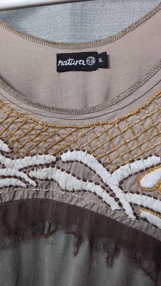 Natura XL Embroidered Sleeveless Top - photo 2