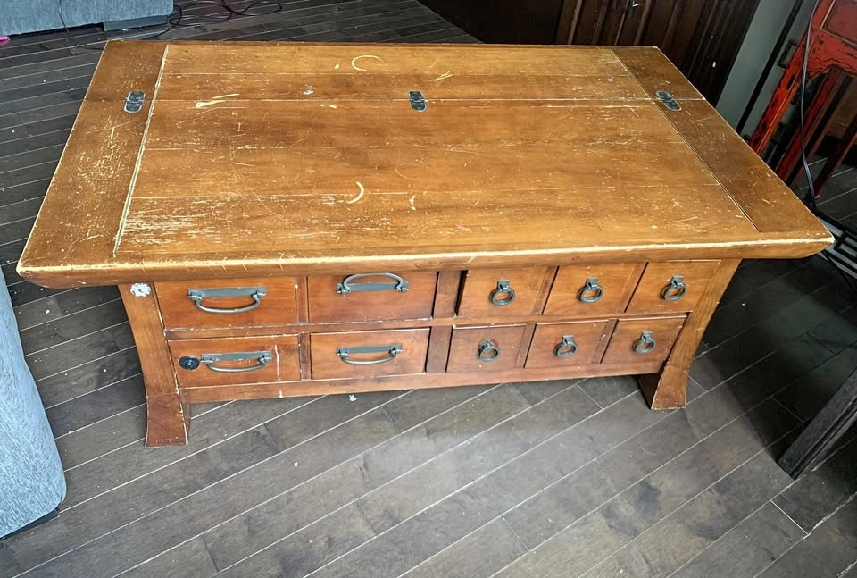 Vintage Wooden Desk