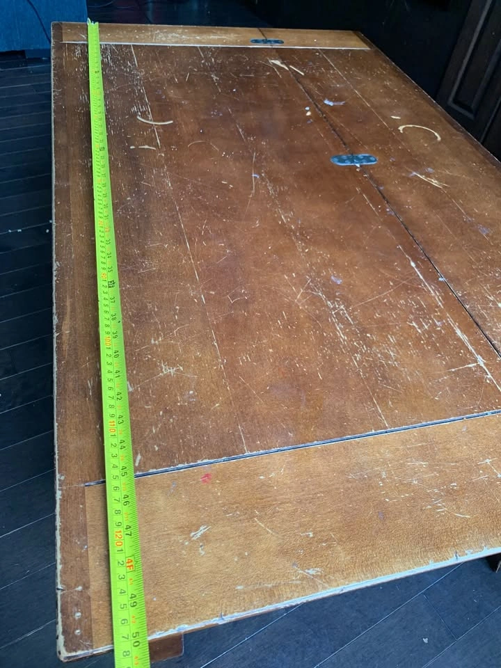 Vintage Wooden Desk - photo 5