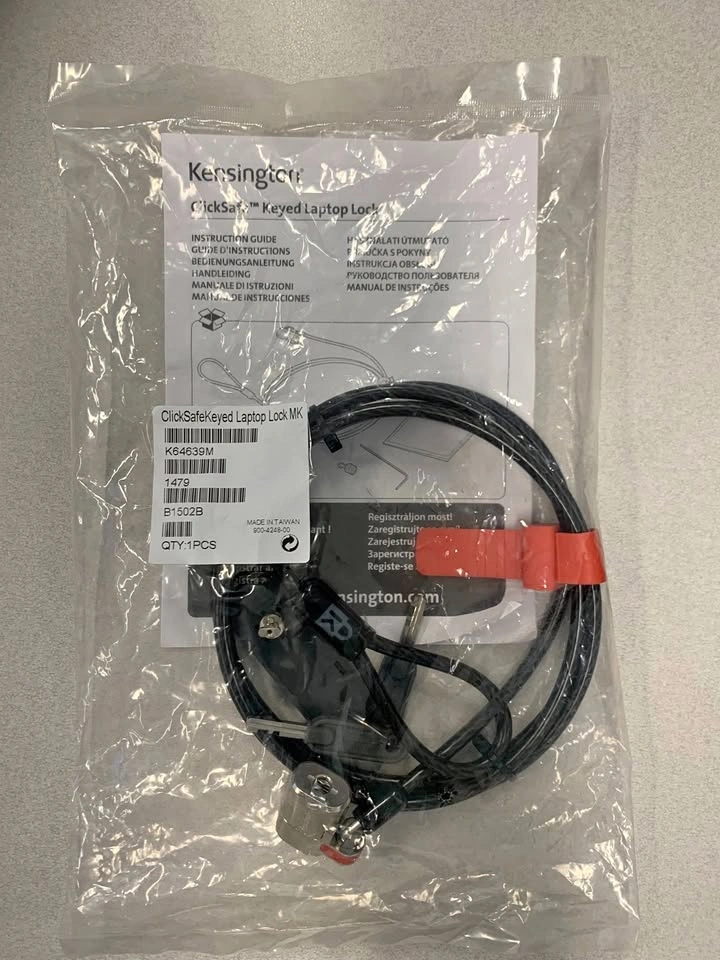 NEW BNIB Kensington ClickSafe Laptop Security Cable K64639M