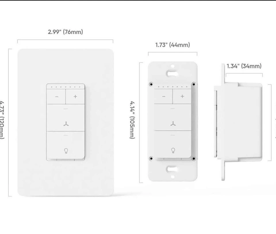 Treatlife Smart Fan/Dimmer Switch - photo 5