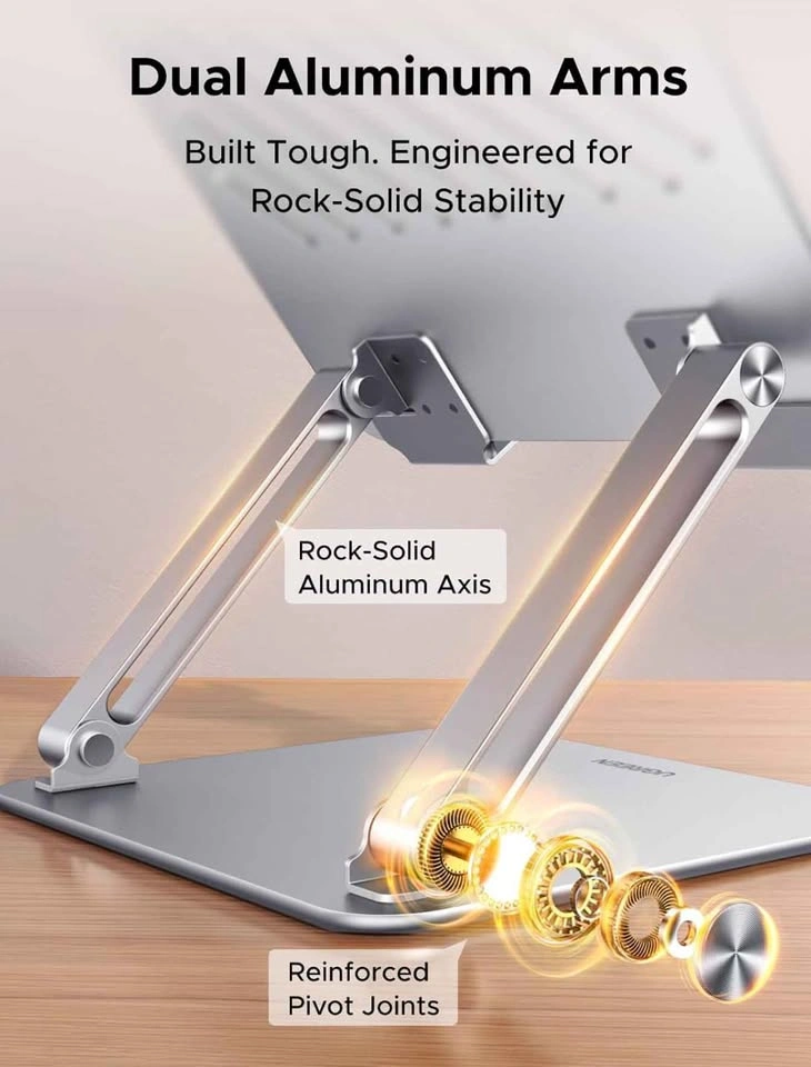 UGREEN Adjustable Aluminum Laptop Stand - photo 5