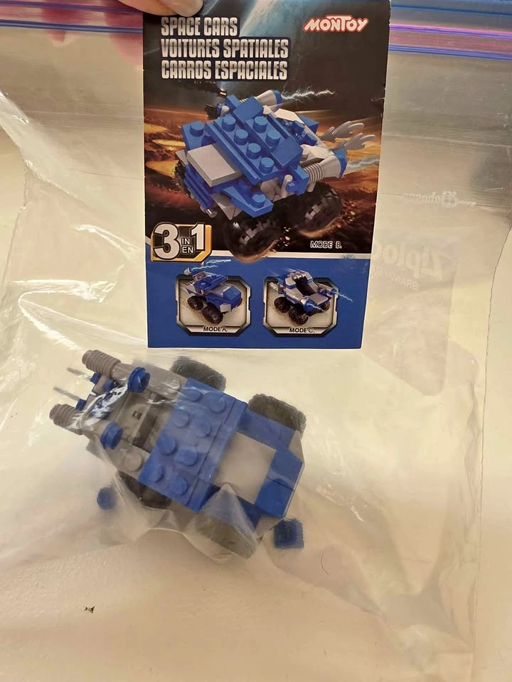 Montoy Space Cars 3-in-1 Building Set