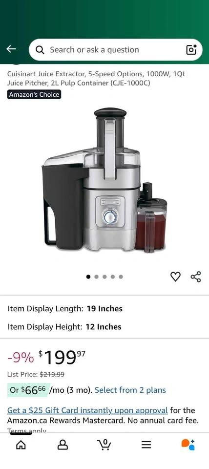 Cuisinart Juice Extractor - Model CJE-1000C - photo 4