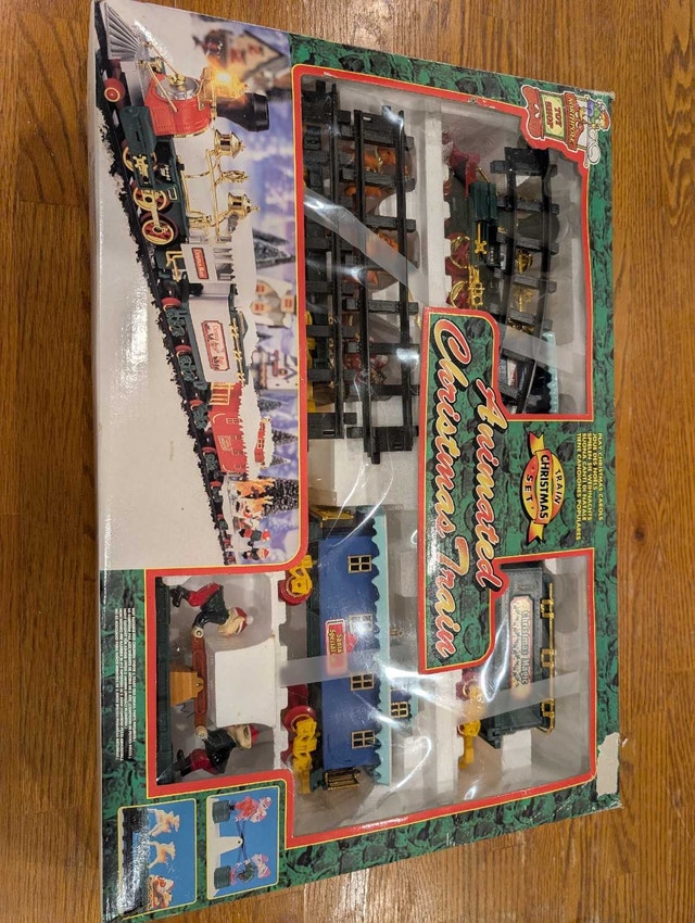 Vintage Christmas train set