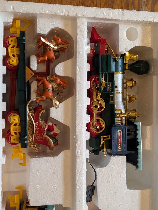 Vintage Christmas train set - photo 3