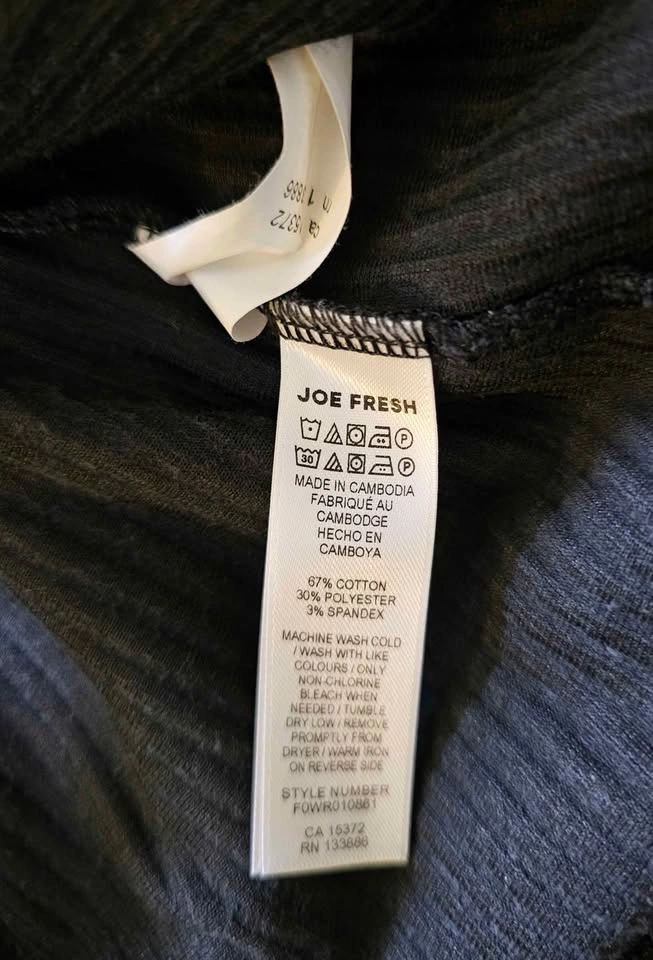 Joe Fresh Women's Black Corduroy Belted Blazer Cardigan Jacket - - photo 4