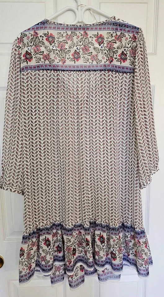 Forever 21+ Women's Floral Boho Tunic Dress Set - Size 3X - photo 2