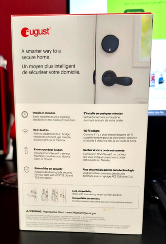 August (Yale) Wi-Fi Smart Lock - NIB (4th Gen) - photo 2