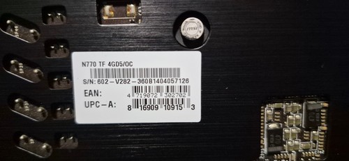 MSI NVIDIA GEFORCE GTX 770 4GB GRAPHICS CARD (USED) - photo 4