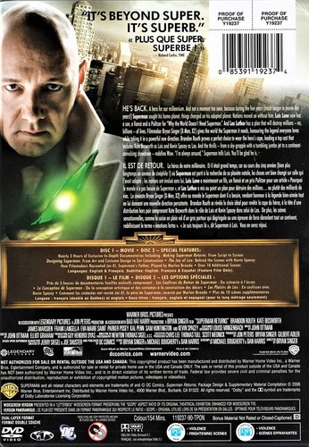 Superman Returns (Two-Disc Special Edition, Steelbook Case) - photo 2
