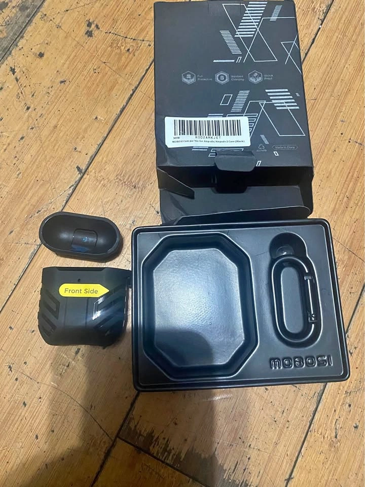 AirPod case with fall protection