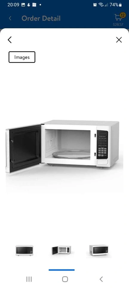Countertop Hamilton Beach Microwave 1.1 Cu - photo 3