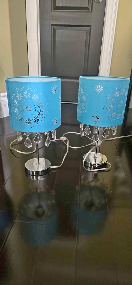 Two side table lamps