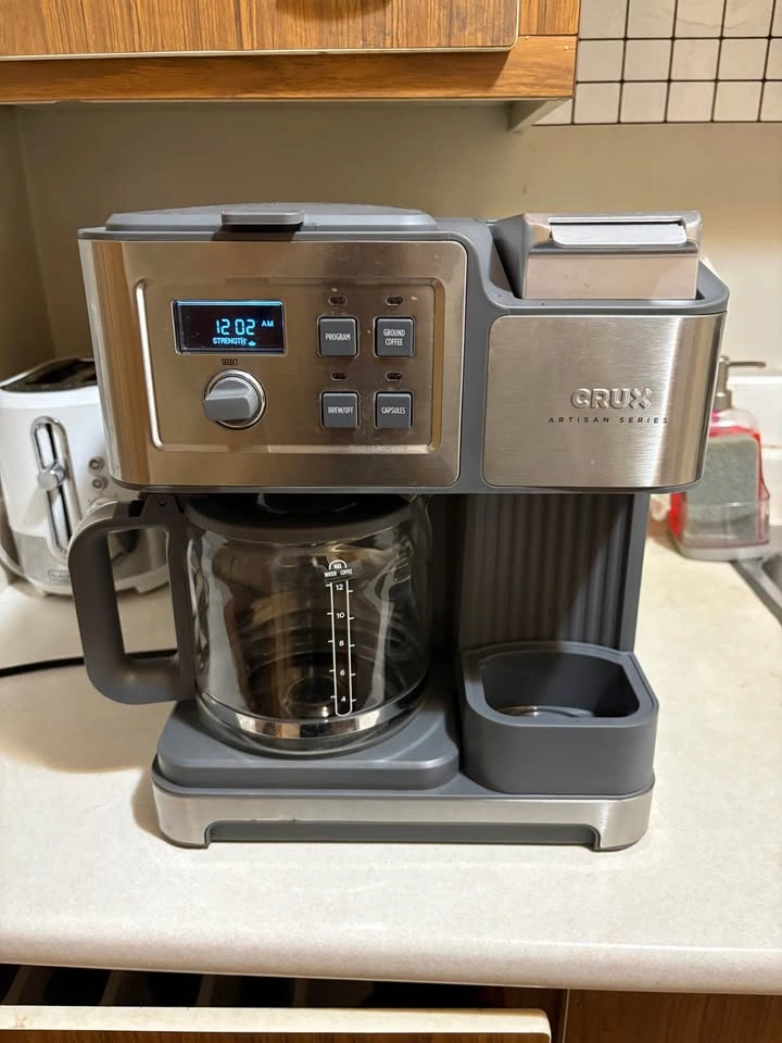 CRUX Artisan Series Coffee Maker 12 Cup Drip + Single Serve - photo 2