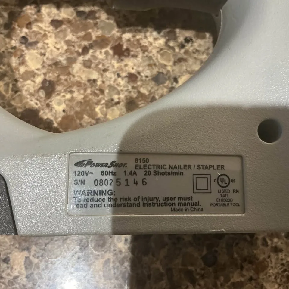 POWER SHOT ELECTRIC STAPLE GUN - photo 4