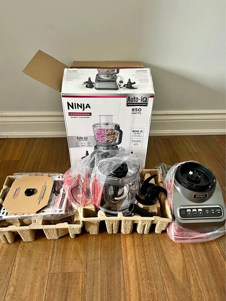NEW Ninja Professional Food Processor with Auto-iQ