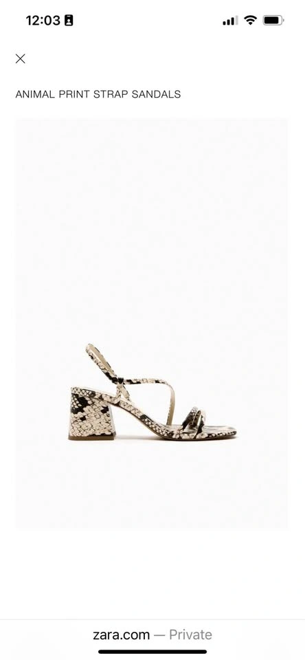 Zara Sandal Heels