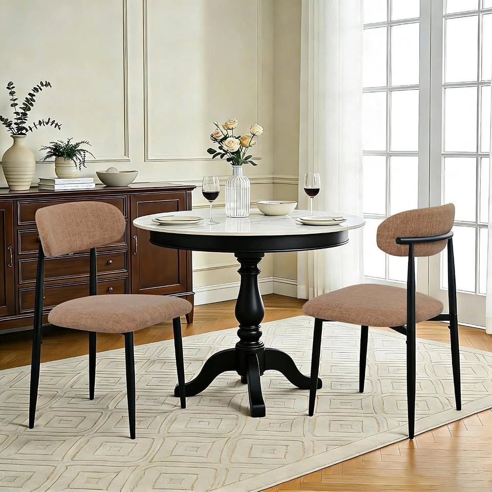 Upholstered Dining Chairs Set of 2