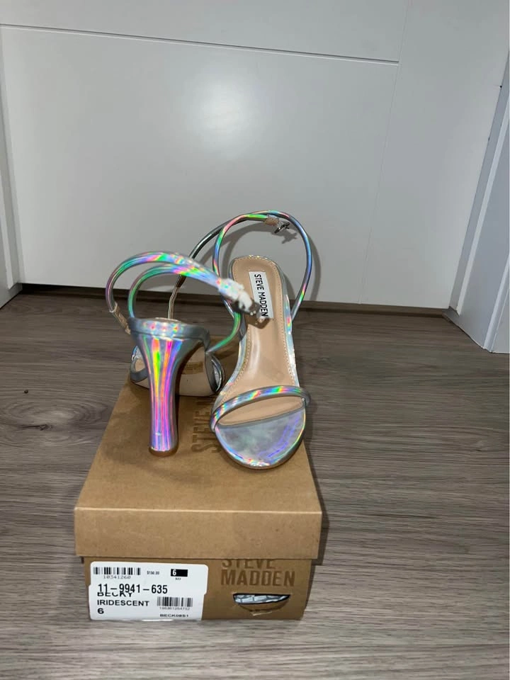 Steve Madden BECKY Iridescent Heels – Size 6 - photo 3