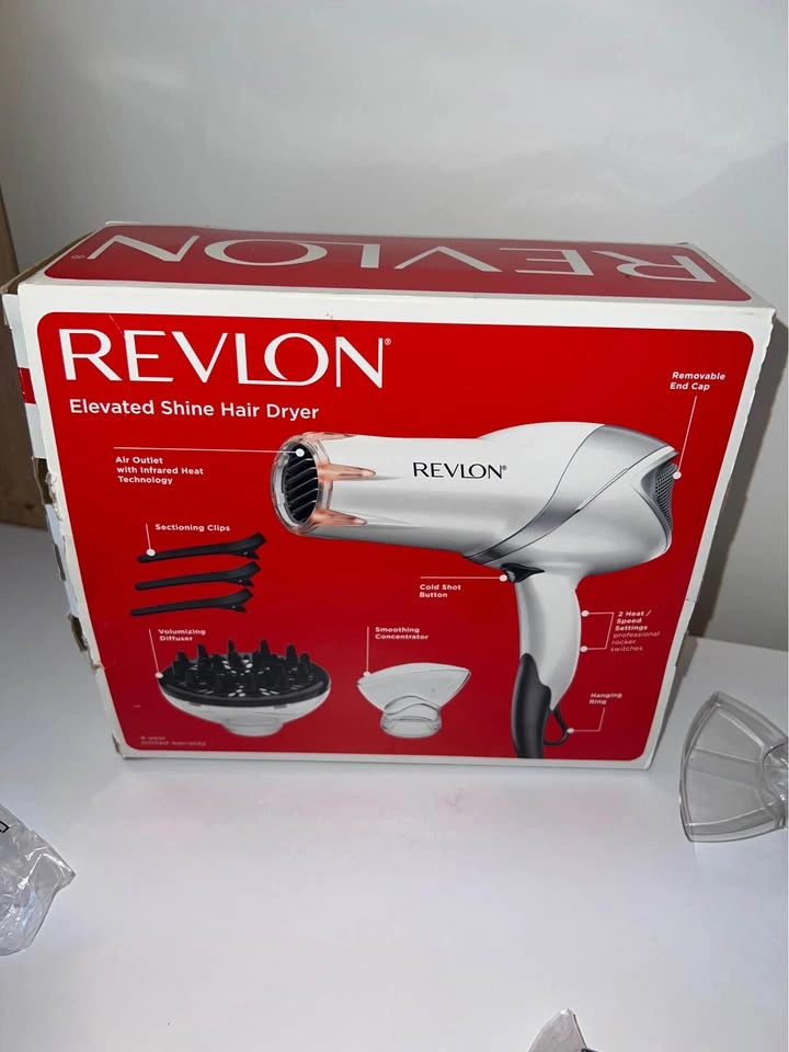 Revlon Elevated Shine Hair Dryer + Accessories – Moving Sale - photo 2