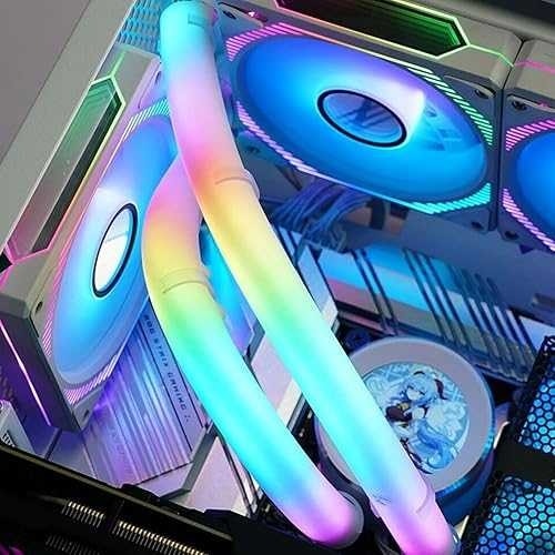 AIO water cooling tube RGB sleeves