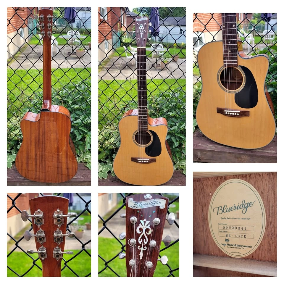 Blueridge BR-40 CE Contemporary Series Dreadnaught Guitar