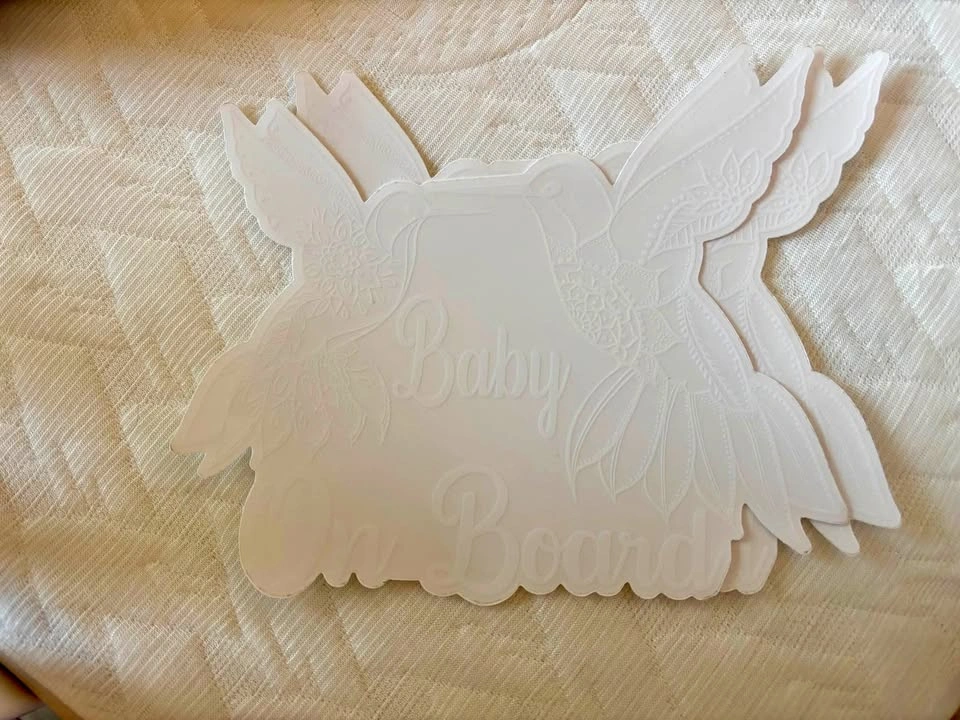 One Baby on Board Decal