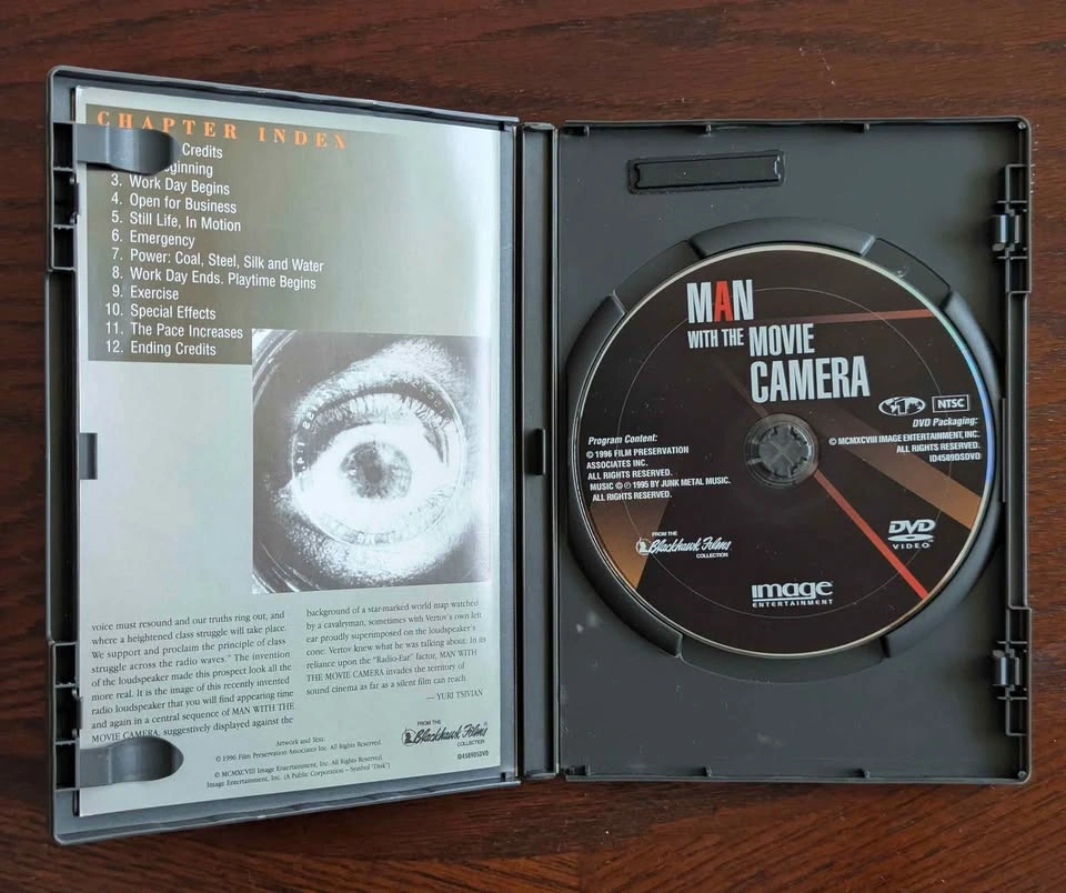 Man with the Movie Camera DVD (out of print) - photo 3