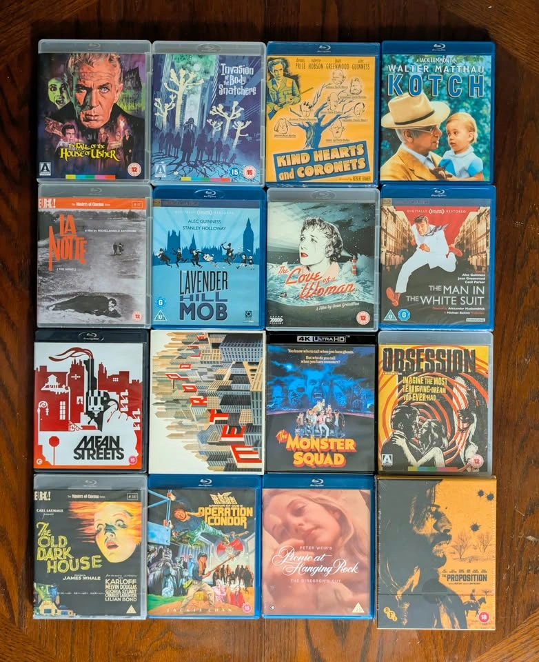 Blu-rays and 4ks (Arrow, BFI, Eureka, Kino, Imprint, etc.) - photo 3