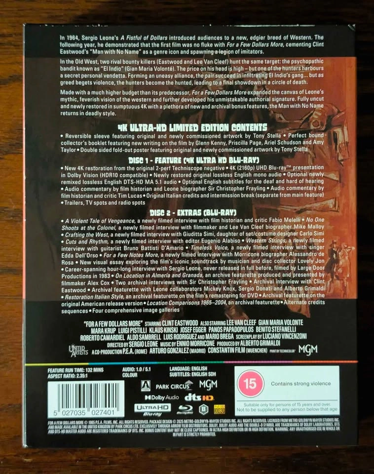 For a Few Dollars More 4k (Arrow Video) - photo 2
