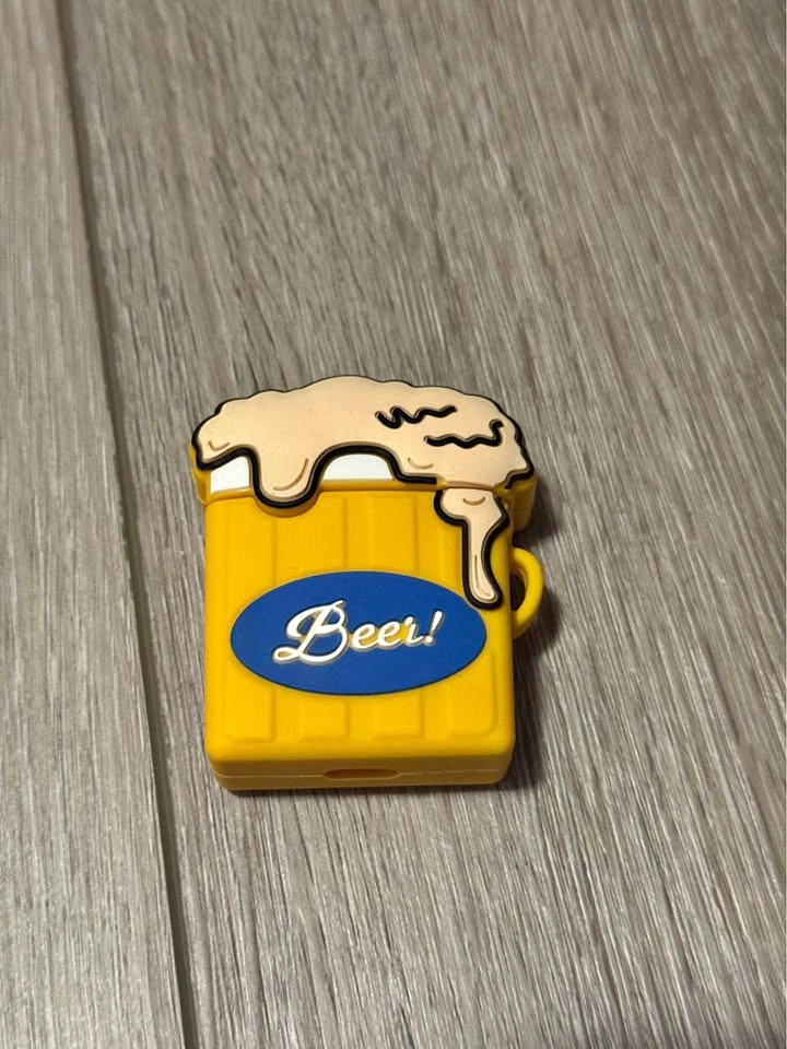 3D Beer Mug Silicone AirPods Case – Brand New!