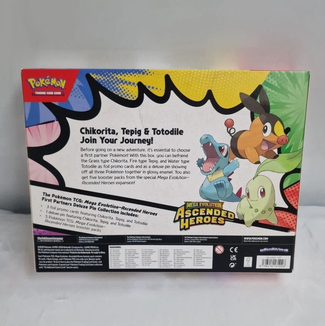 Pokemon TCG Ascended Heroes First Partners Deluxe Pin Collection - photo 2